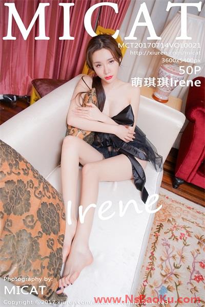 [MiCat猫萌榜]2017.07.14 VOL.021 萌琪琪Irene [50+1P/162MB]-男士宝库