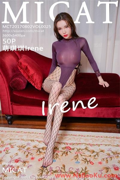 [MiCat猫萌榜]2017.08.02 VOL.025 萌琪琪Irene [50+1P/179M]-男士宝库