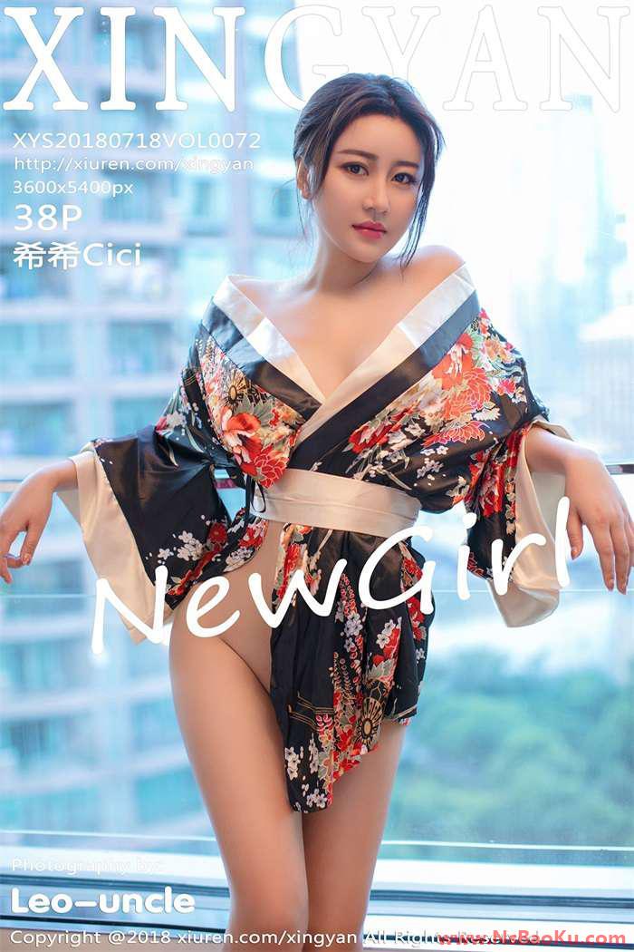 [XINGYAN星颜社] 2018.07.18 VOL.072 希希Cici [38+1P/94.6M]-男士宝库