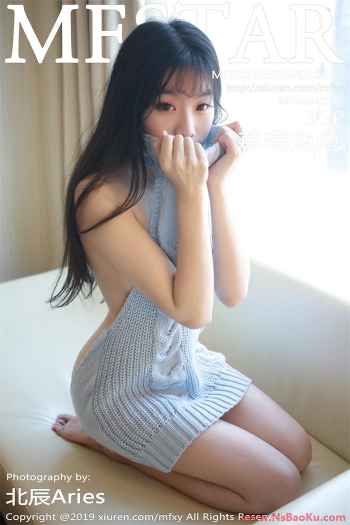 [MFStar范模学苑] 2019.05.06 Vol.189 草莓兔兔 [31P/57MB]-男士宝库