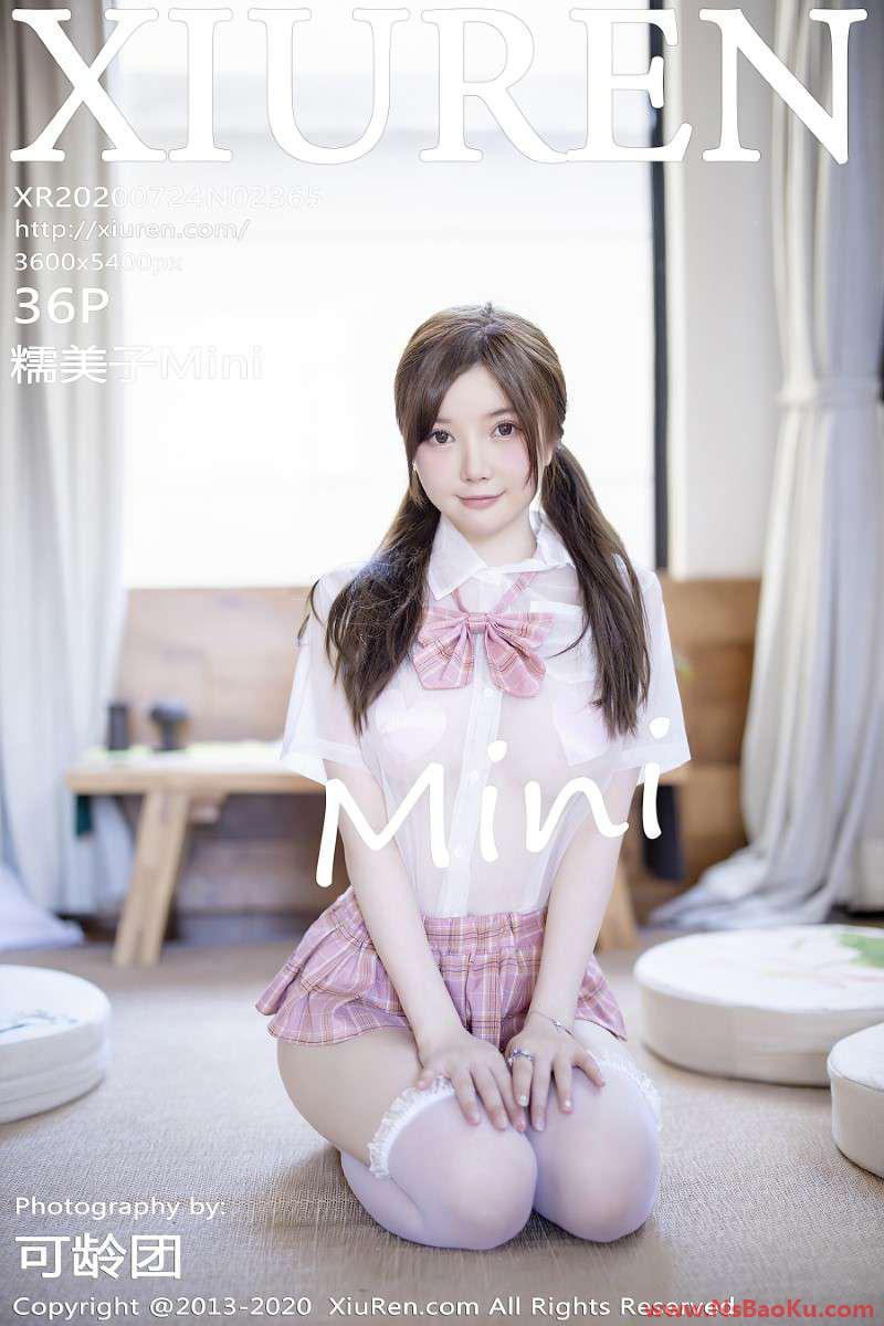 [XIUREN绣人网] 2020.07.24 No.2365 糯美子Mini [37P/447MB]-男士宝库