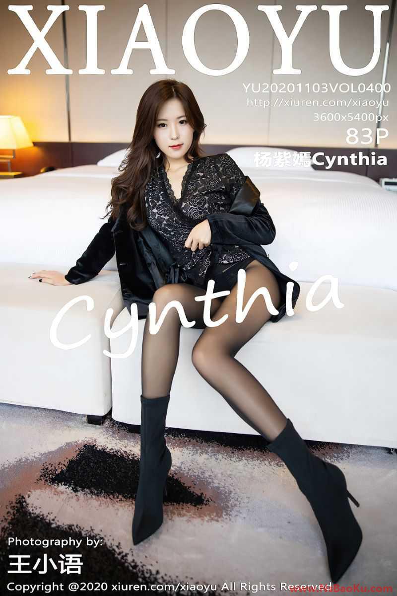 [XIAOYU语画界] 2020.11.03 VOL.400 杨紫嫣Cynthia [84P/727MB]-男士宝库