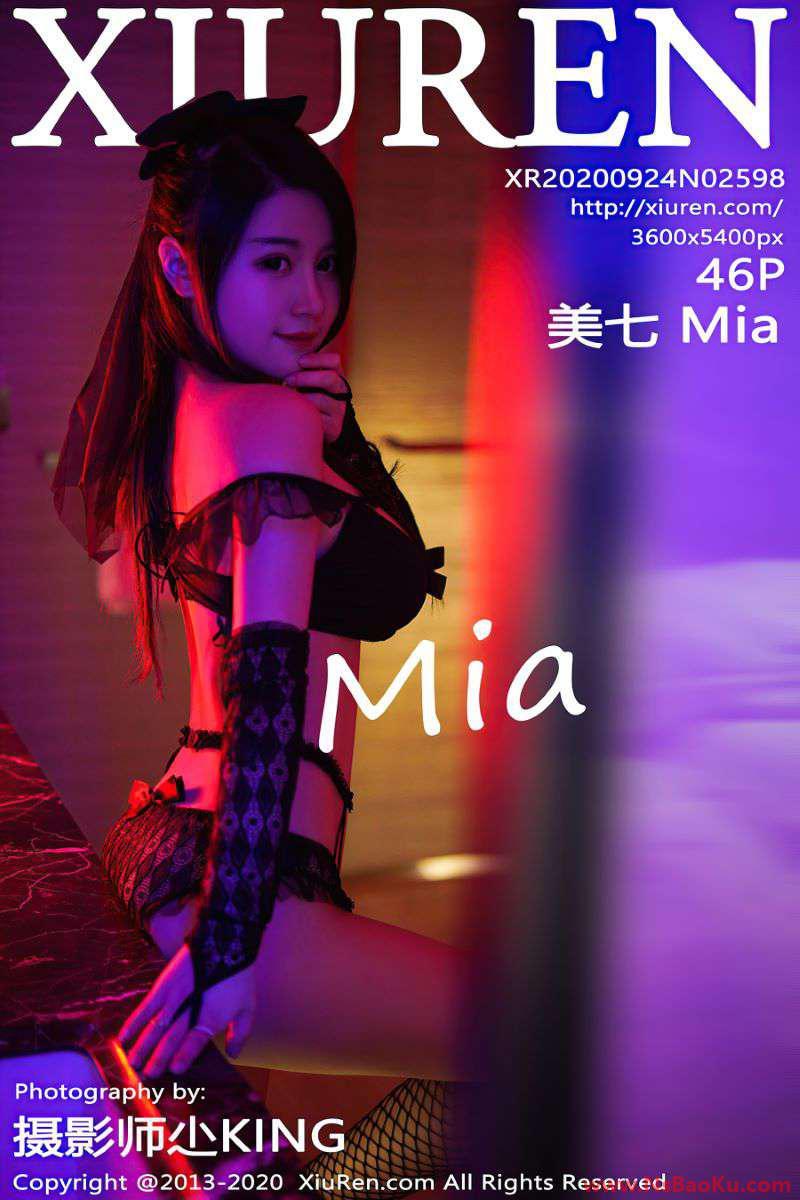 [XIUREN绣人网] 2020.09.24 No.2598 美七Mia [47P/531MB]-男士宝库