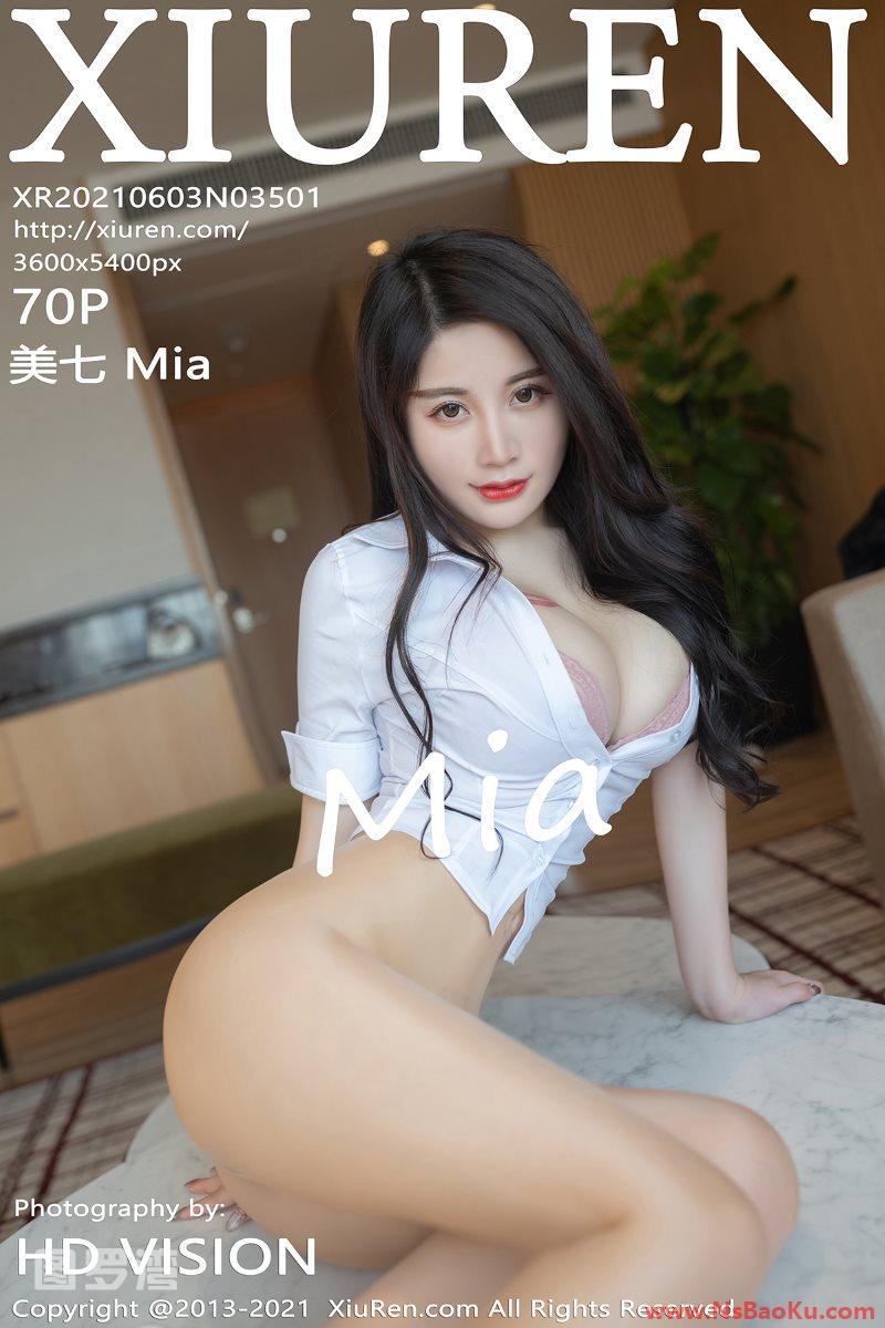 [XIUREN绣人网] 2021.06.03 No.3501 美七Mia [71P/707MB]-男士宝库