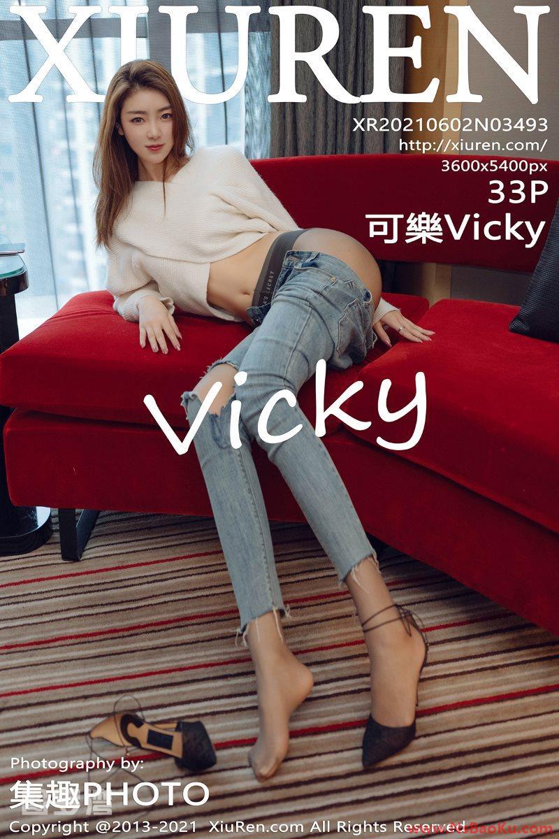 [XIUREN绣人网] 2021.06.02 No.3493 可樂Vicky [34P/423MB]-男士宝库