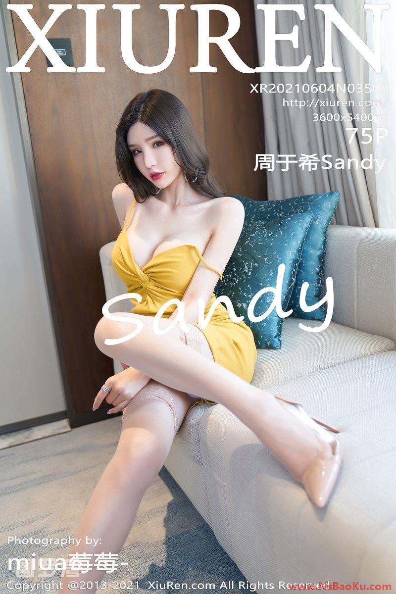 [XIUREN绣人网] 2021.06.04 No.3508 周于希Sandy [76P/705MB]-男士宝库