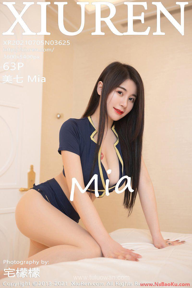 [XIUREN绣人网] 2021.07.05 No.3625 美七Mia [64P/584MB]-男士宝库