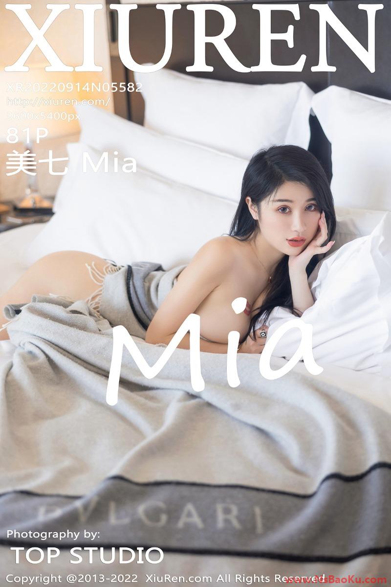 [XIUREN绣人网] 2022.09.14 No.5582 美七Mia [81P/806MB]-男士宝库