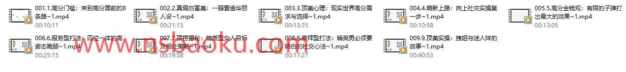 承情《俘获白富美：全网第一高分顶美课》-男士宝库