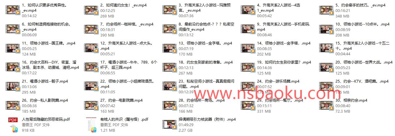 天边的老白《约会达人》-男士宝库