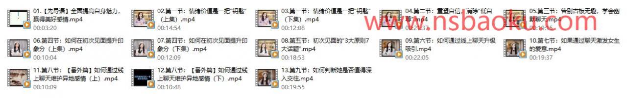 图片[2]-米娅【男生版视频课】魅力成长实操课（13集）-男士宝库
