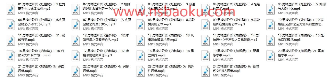 图片[2]-浪哥出品《高段位男神进阶营》价值3980-男士宝库