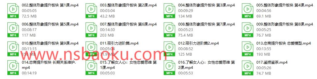 颜哥《男士吸引力打造》-男士宝库