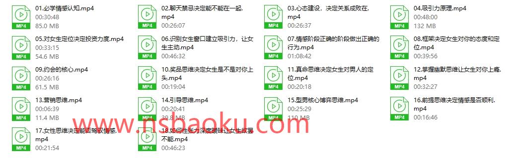 子轩团队《海王急速训练营》-男士宝库