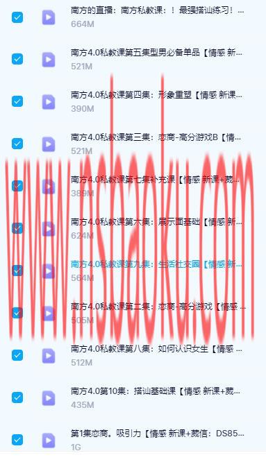 图片[2]-[5.9GB]浪迹导师南方《南方私教4.0》-男士宝库