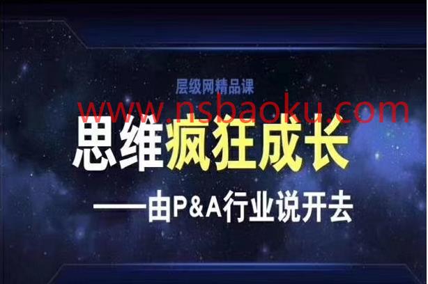 层级精品课《思维疯狂成长》网盘下载-男士宝库