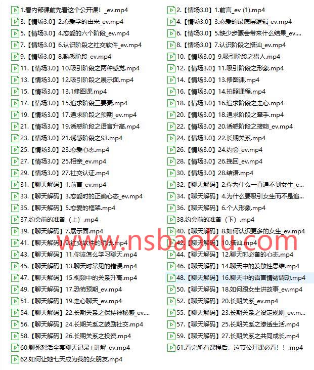 图片[2]-[24.36GB]天边的老白《情场高手》网盘下载-男士宝库