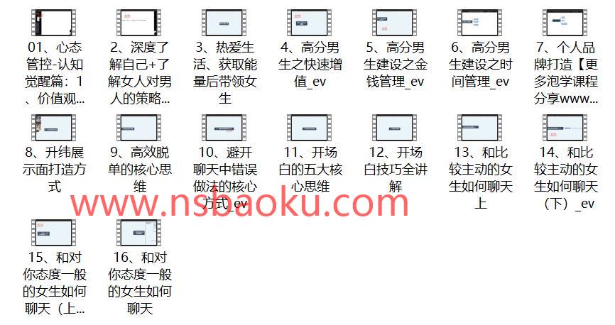 [2.8GB]高大橙《重开计划2.0》网盘下载【010804】-男士宝库