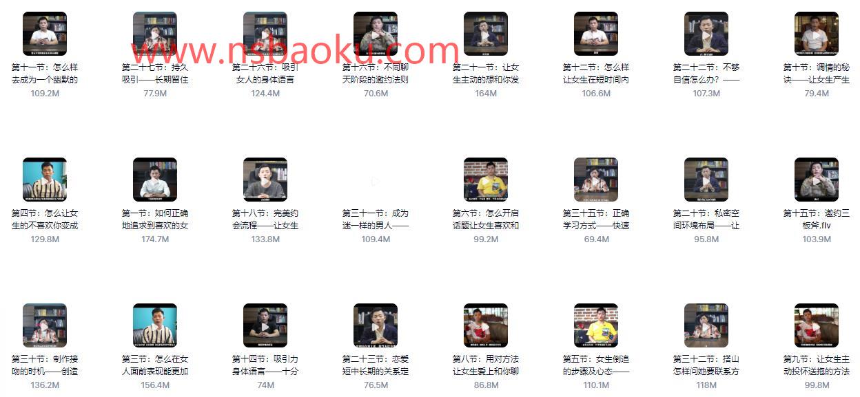 [3.8GB]倪情感系列之《女生倒追》百度云下载【102302】-男士宝库