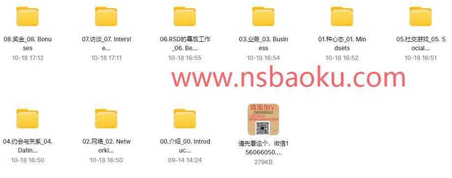 [22.5GB]RSD帕帕《创始人俱乐部》社交商务视频教程【101901】-男士宝库