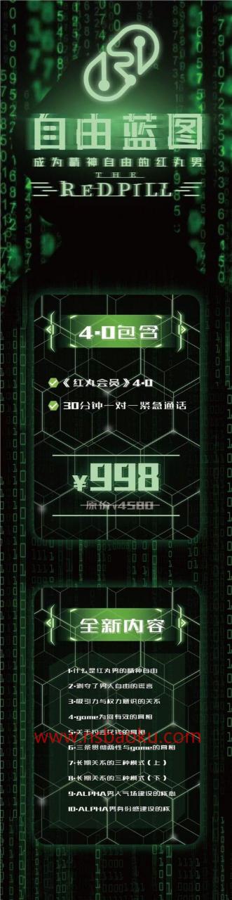 2022李思Chris《紅丸4.0自由藍圖+45分钟紧急通话》百度网盘下载-男士宝库