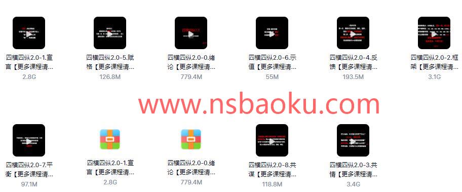 图片[2]-情感课程《四横四纵2.0》百度网盘下载【082705】-男士宝库