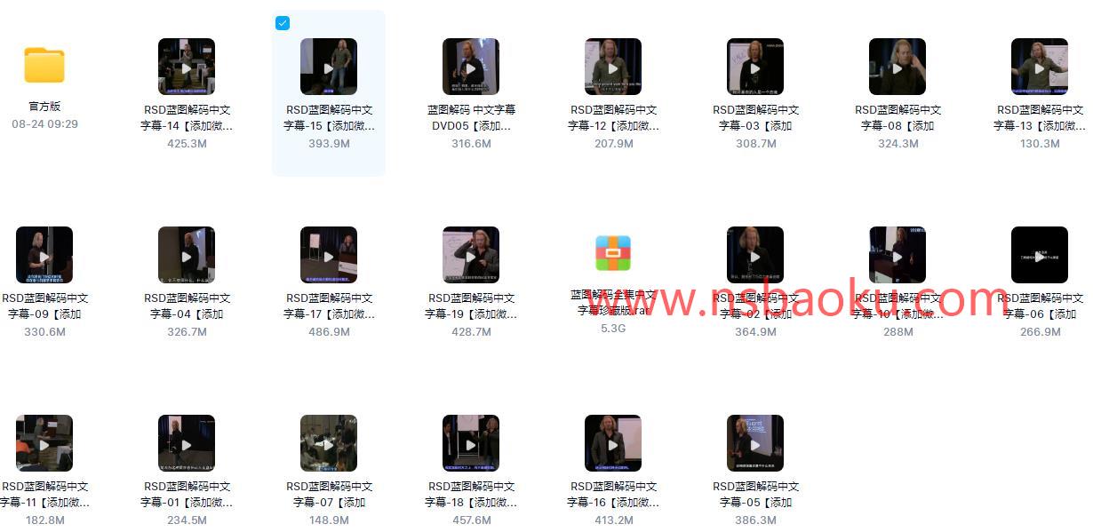 RSD泰勒_蓝图解码高清版1080P_百度网盘下载【082402】-男士宝库