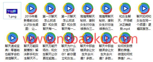 魅力男神系列《新手聊天模板》百度网盘下载【081806】-男士宝库
