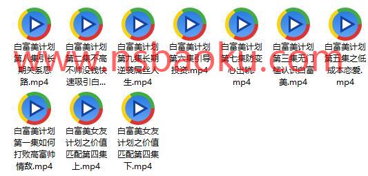 【价值2680元】梵公子2021《白富美女友计划》-百度网盘下载-男士宝库