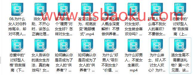 魅力男神系列《好男人解药课程》百度网盘下载【081410】-男士宝库