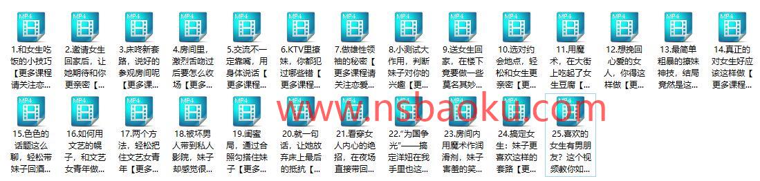 浪迹恋爱秘籍之把妹达人视频教程百度网盘下载【080804】-男士宝库