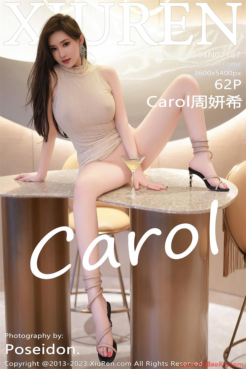 [XIUREN绣人网] 2023.08.04 No.7187 Carol周妍希 [63P/588MB]-男士宝库