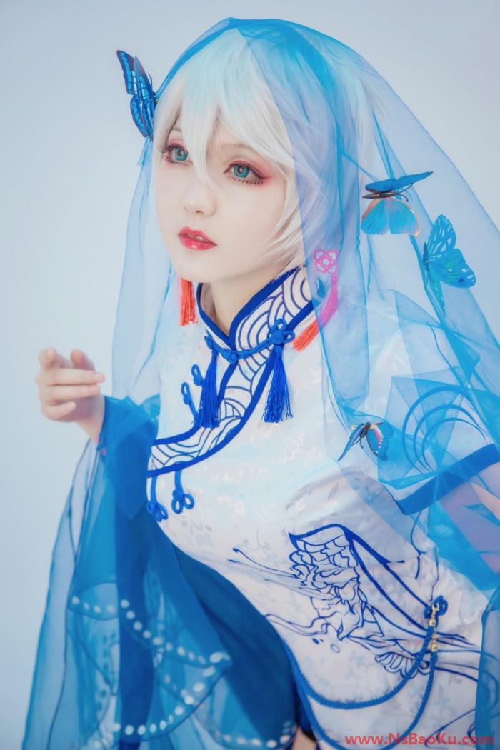 [Cosplay] 言和 青花瓷 旗袍 Cosplay [13P/84MB]-男士宝库