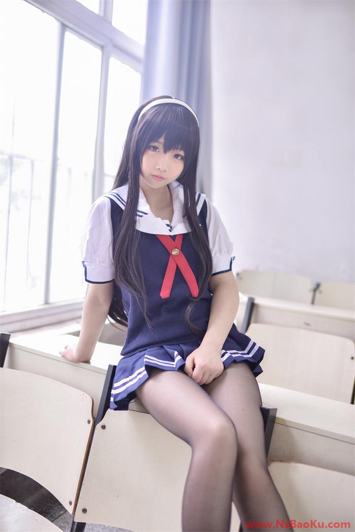 [Cosplay] 嘿丝美腿 路人女主的养成方法 霞之丘诗羽 [24P/75MB]-男士宝库
