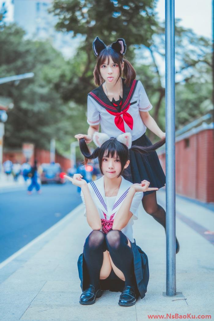 罗利风COS 桜桃喵&疯猫ss – JK百合2 [31P/349MB]-男士宝库