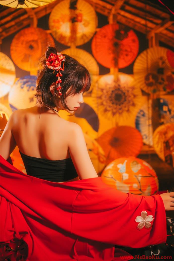 图片[3]-网紅Coser@疯猫ss – 红色羽衣 [15P/192MB]-男士宝库