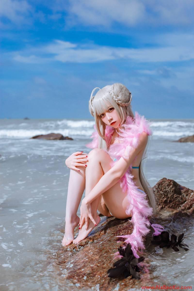 网紅Coser@面饼仙儿 – 吊带睡衣 [50P/1.46GB]-男士宝库