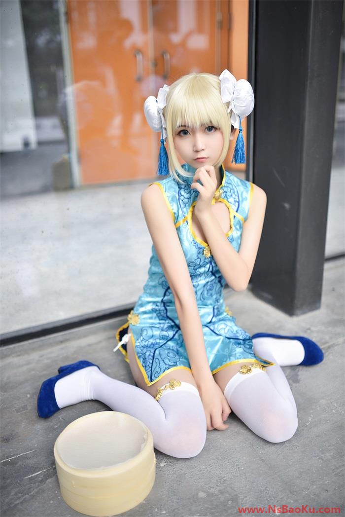图片[3]-[Cosplay] 超卡哇伊的旗袍娘 [47P/253MB]-男士宝库