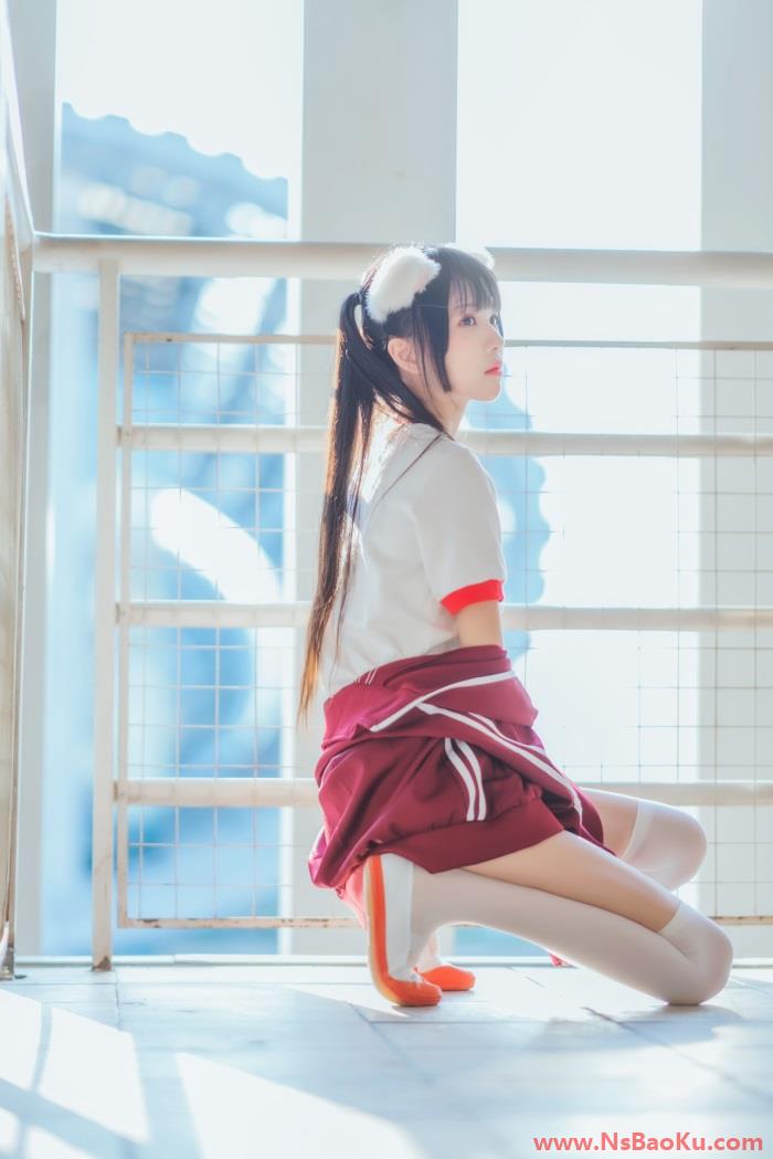 图片[2]-人气动漫Coser@桜桃喵 – 红色体操服 [44P/538MB]-男士宝库