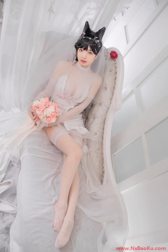 图片[2]-微博红人Coser@雯妹不讲道理 爱宕花嫁 [32P/282MB]-男士宝库