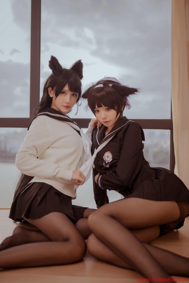 图片[2]-微博红人@小野妹纸w 校服-&前羽 [29P/269MB]-男士宝库