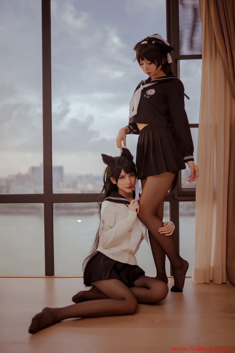 图片[3]-微博红人@小野妹纸w 校服-&前羽 [29P/269MB]-男士宝库