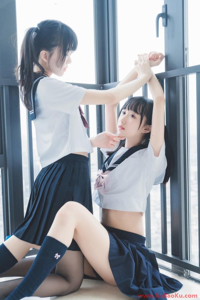 图片[3]-人气Coser@桜桃喵&木绵绵 – 她(制服×制服) [37P/718MB]-男士宝库