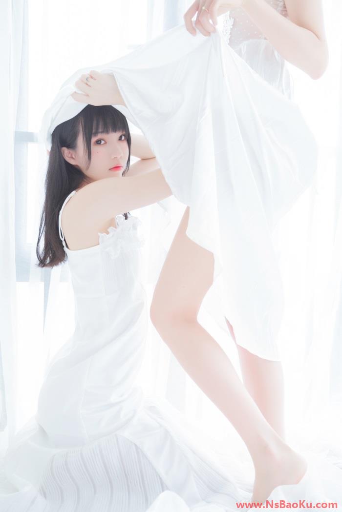 图片[3]-人气Coser@桜桃喵&木绵绵 – 朝(白裙×白裙) [58P/724MB]-男士宝库