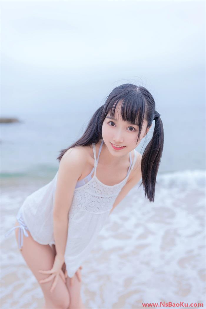 图片[3]-网紅Coser@木绵绵OwO – 海边白色比基尼电子版 [30P/133MB]-男士宝库
