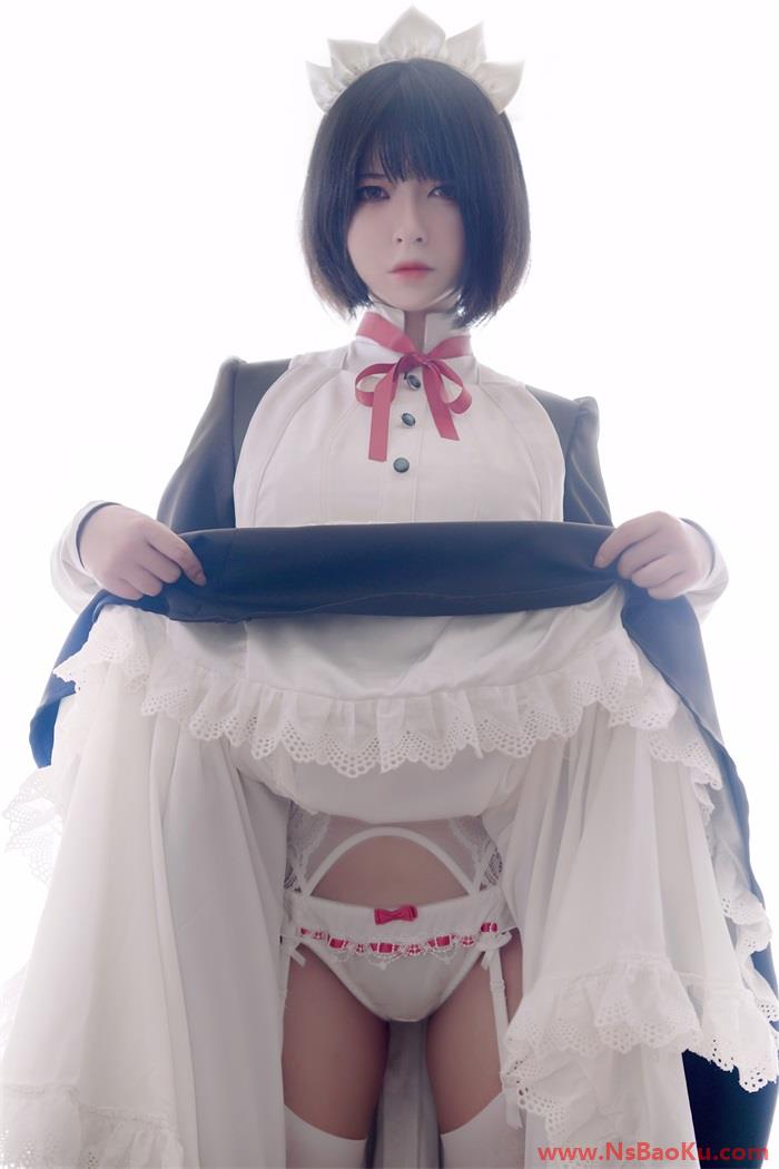 图片[3]-微博人气Coser@半半子 –  嫌パン メイド [60P/2V/308MB]-男士宝库