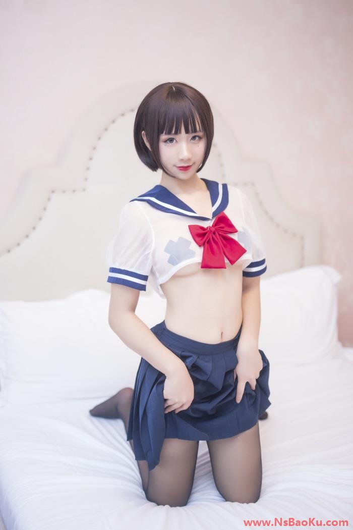 知名动漫博主@九曲Jean – 透明JK [21P/153MB]-男士宝库