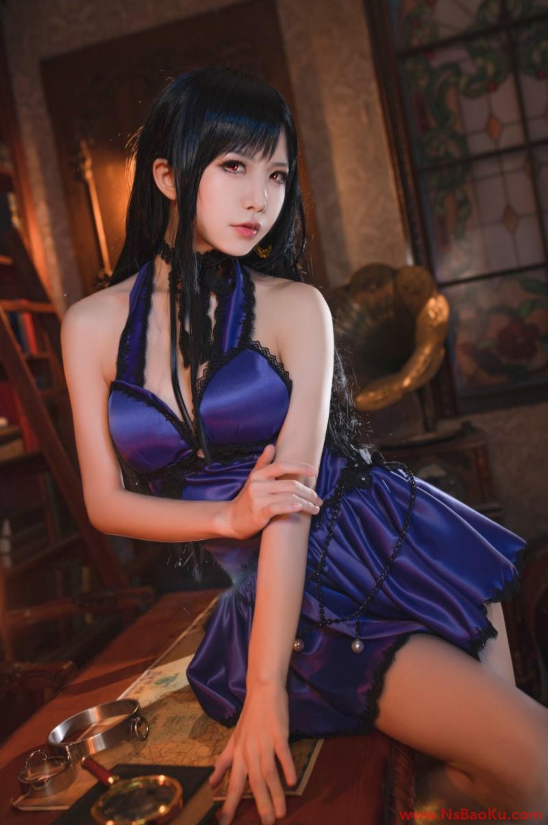 知名动漫博主@水淼aqua 蒂法旗袍和礼服 [40P/675MB]-男士宝库