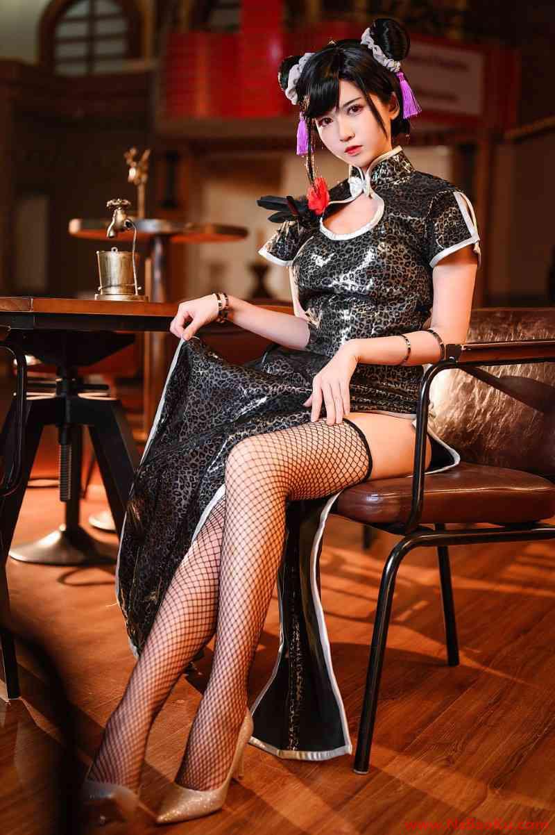 图片[3]-人气动漫Coser@鳗鱼霏儿 蒂法旗袍 [42P/841MB]-男士宝库