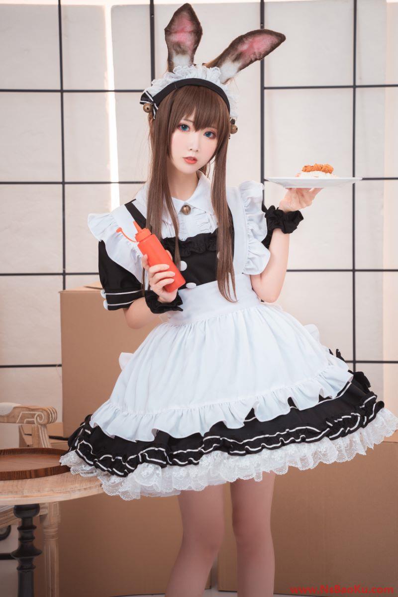 人气动漫Coser@面饼仙儿 阿米驴女仆 [23P/209MB]-男士宝库